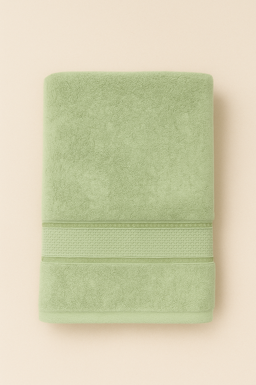 Aura Duos: Pack of 2 Luxury Bath Towels - Crimson Depth & Matcha Veil
