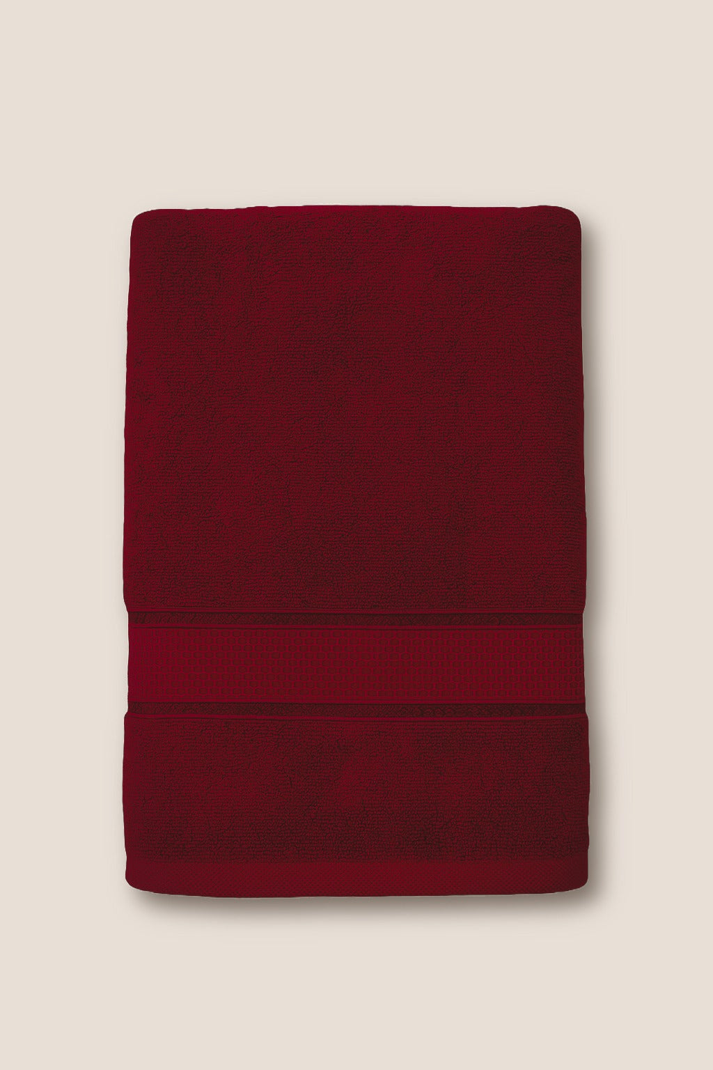 Aura Duos: Pack of 2 Luxury Bath Towels - Crimson Depth & Matcha Veil