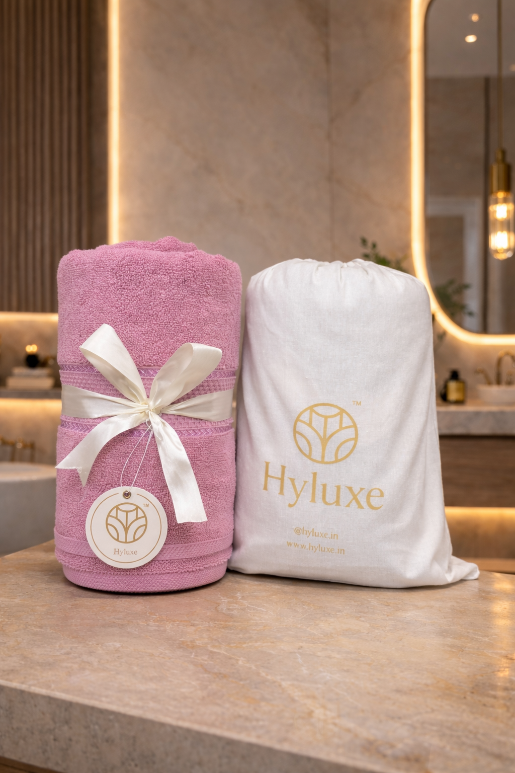 The Aura Towel: Rose Clay