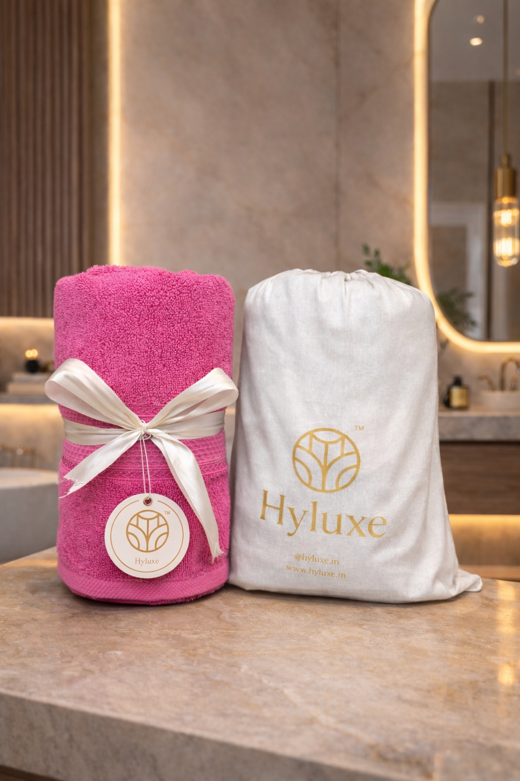 The Aura Towel: Petal Haze