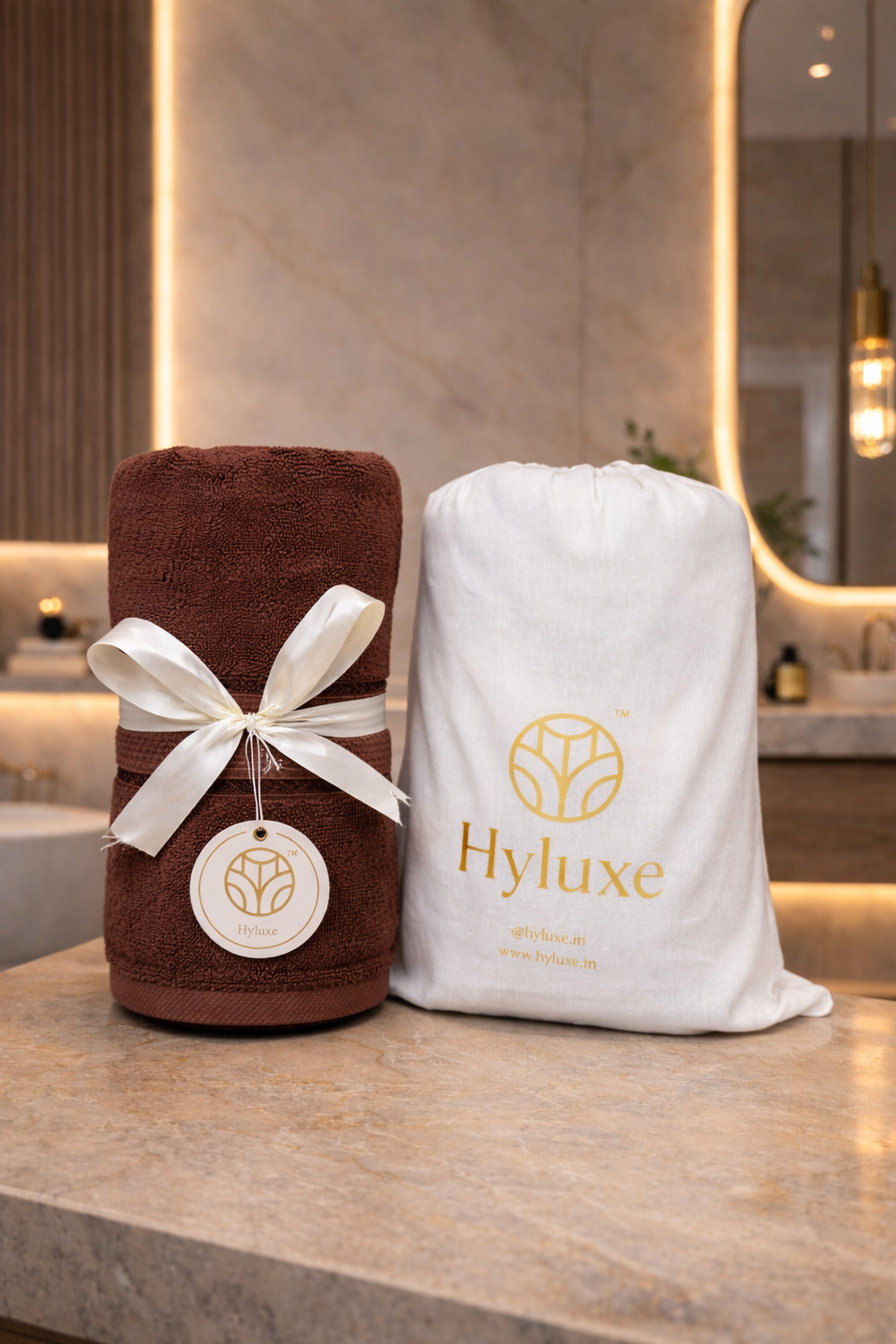 The Aura Towel: Mocha Dust