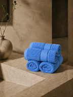 The Aura Hand Towel (Set of 4): Sky Drift