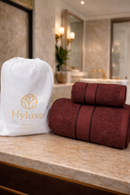 The Aura Ritual Set (Bath + Hand Towel) - Mocha Dust