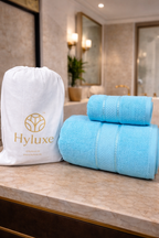 The Aura Ritual Set (Bath + Hand Towel) - Aqua Mist