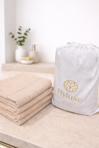 The Aura Hand Towel (Set of 4): Sand Dune
