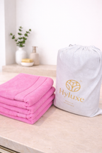 The Aura Hand Towel (Set of 4): Soft Blush