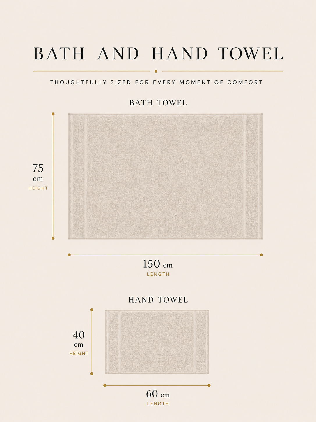 The Aura Ritual Set (Bath + Hand Towel) - Mocha Dust