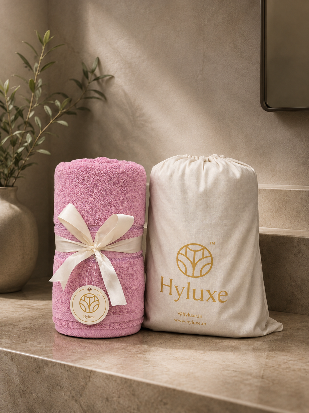 The Aura Towel: Rose Clay