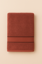 Aura Duos: Pack of 2 Luxury Bath Towels - Sand Dune & Mocha Dust