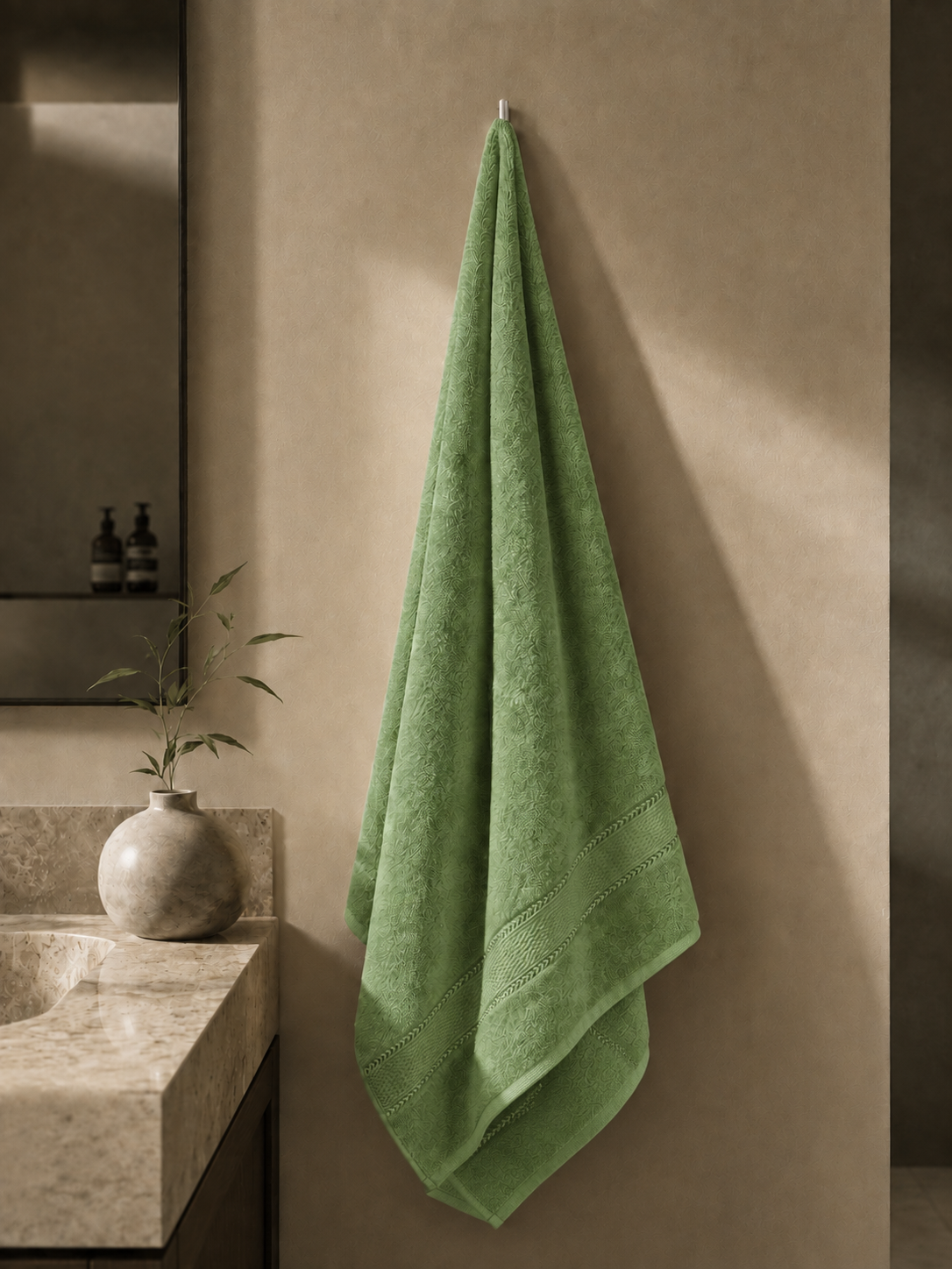 The Aura Towel: Matcha Veil
