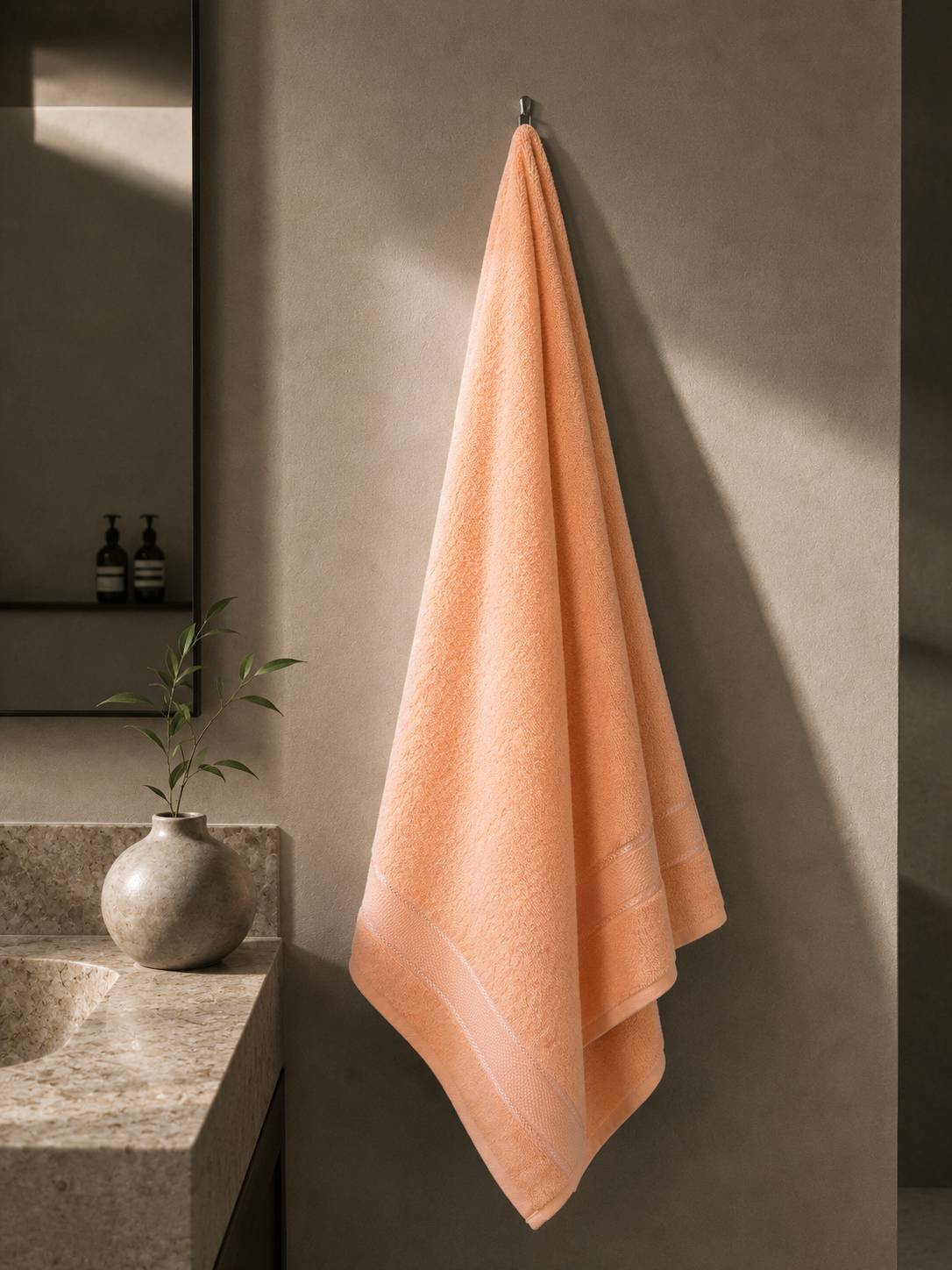 The Aura Towel: Coral Bloom