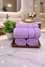 The Aura Hand Towel (Set of 4): Dusk Bloom