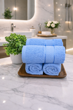 The Aura Hand Towel (Set of 4): Sky Drift