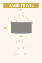 The Aura Hand Towel (Set of 4): Aqua Mist
