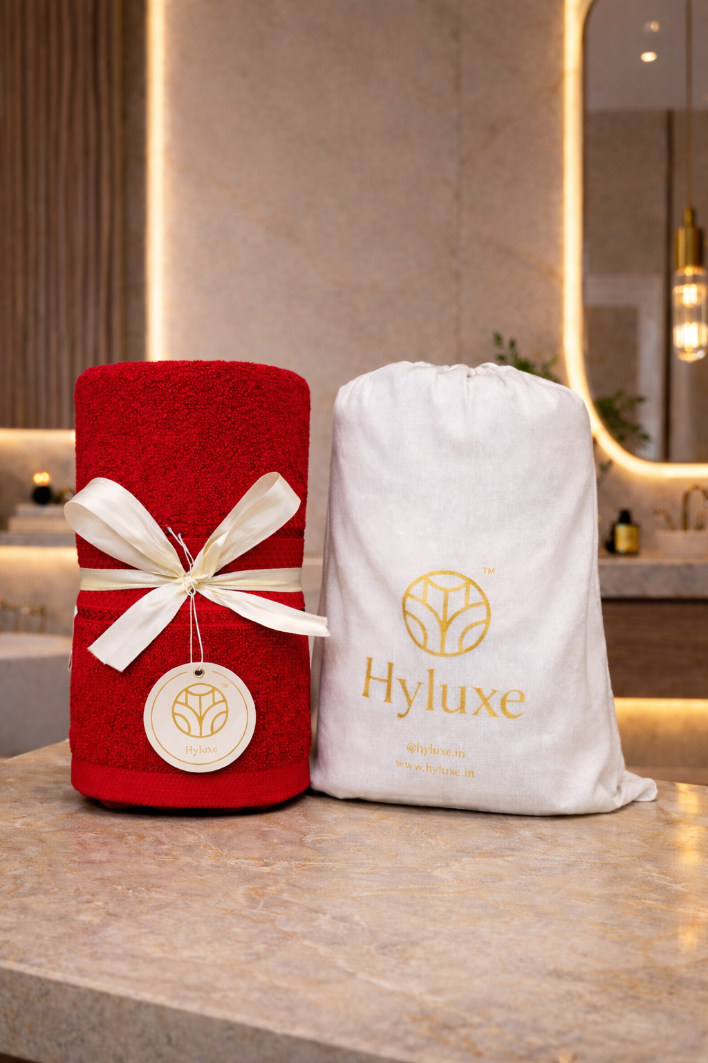 The Aura Towel: Ruby Trace