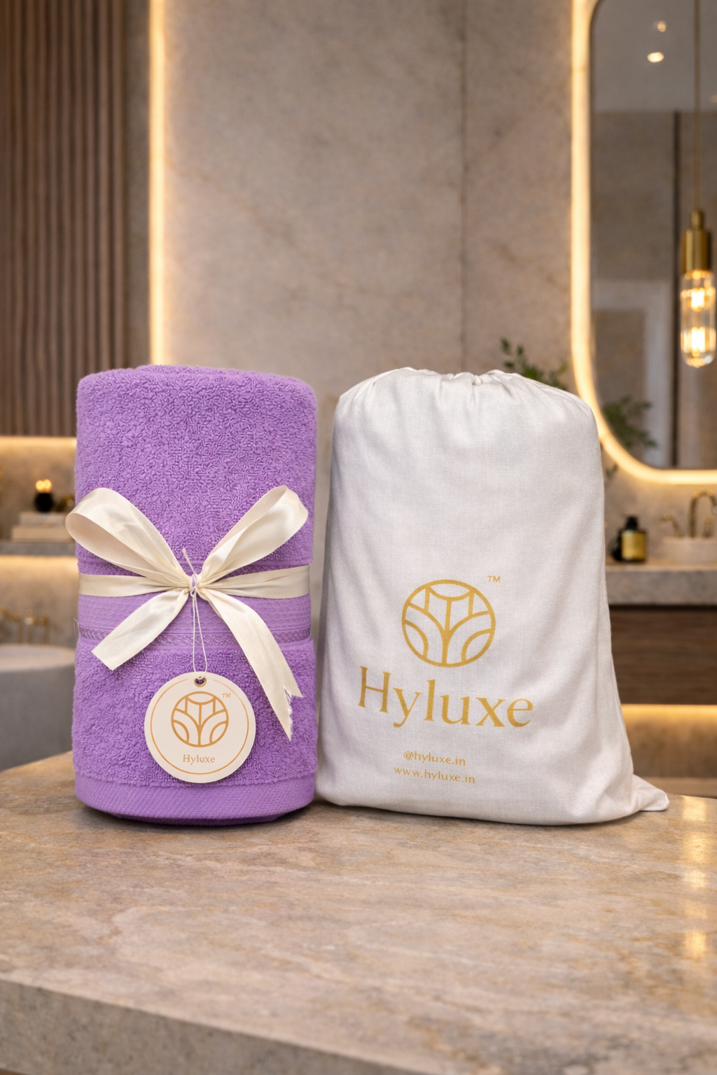 The Aura Towel: Dusk Bloom