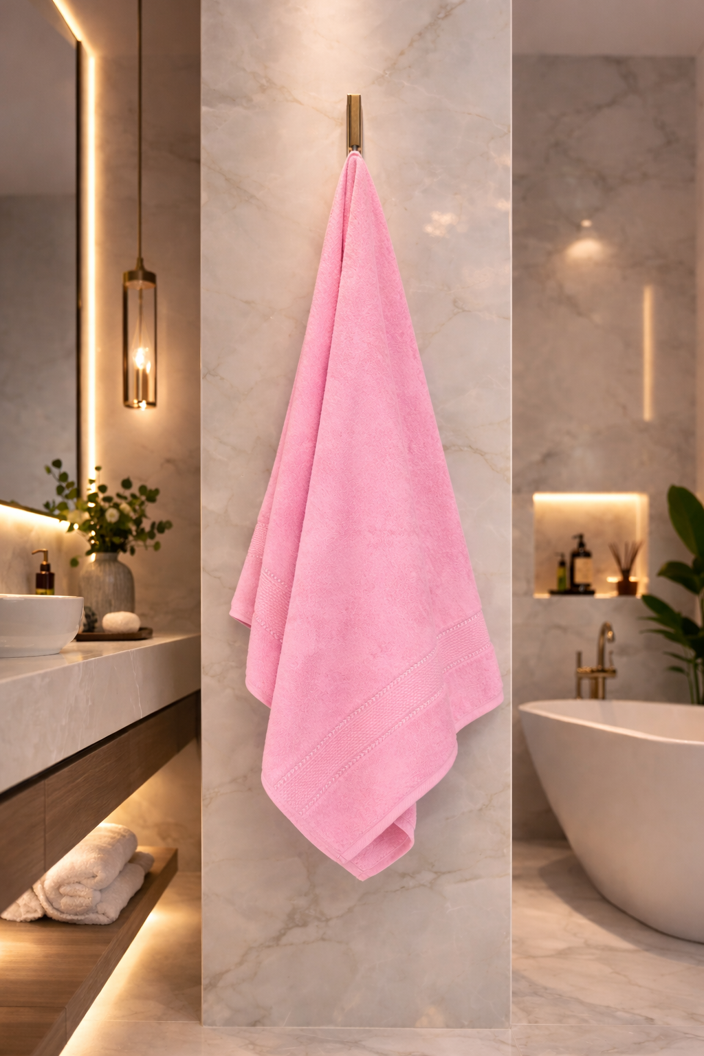 The Aura Towel: Soft Blush