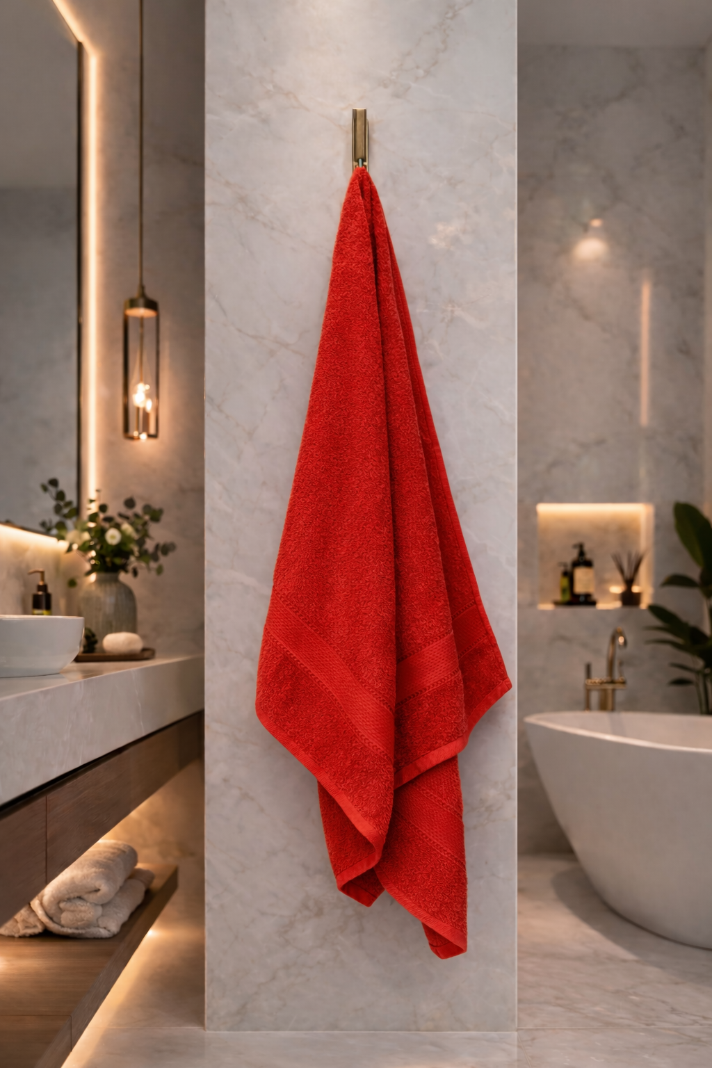 The Aura Towel: Ruby Trace
