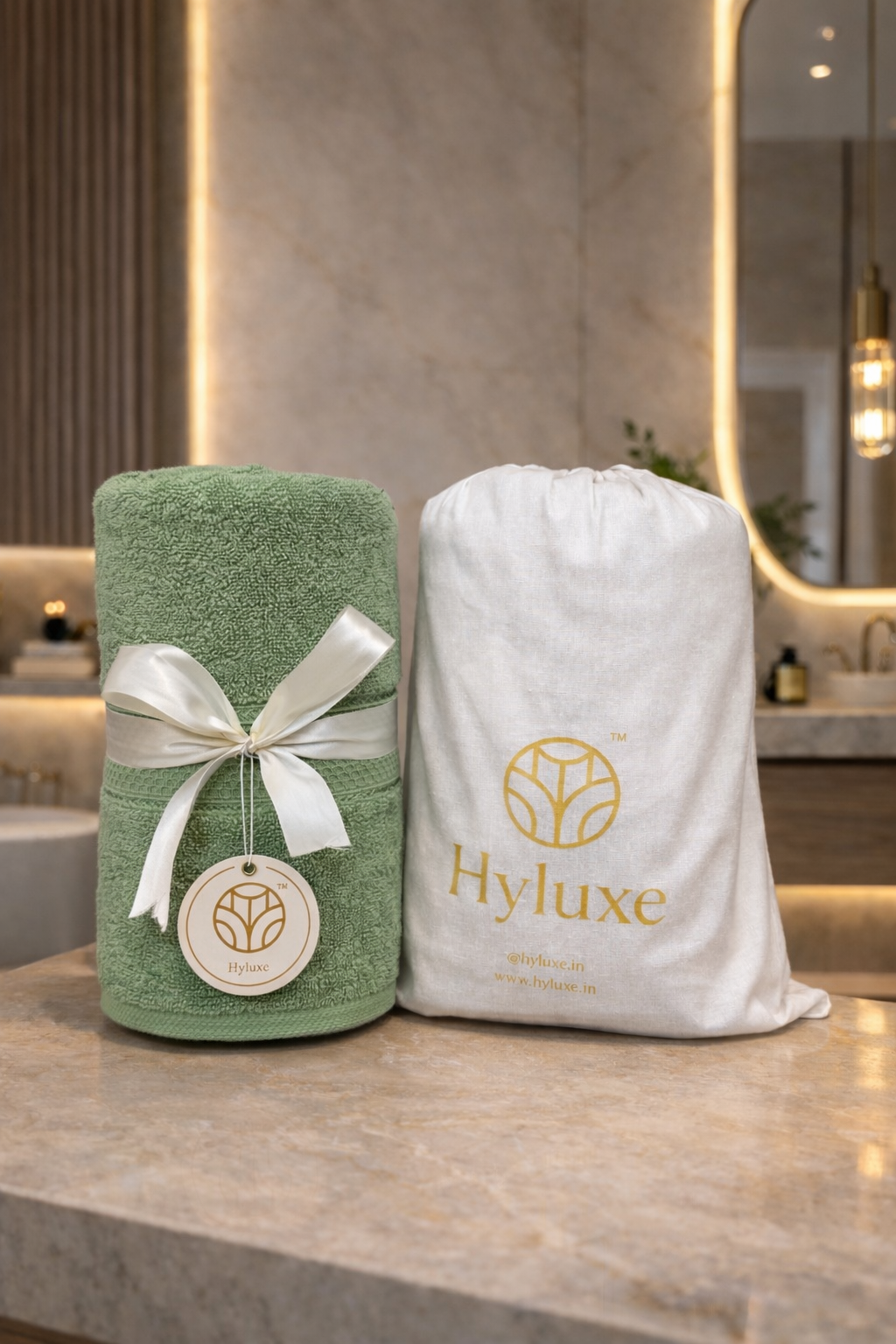 The Aura Towel: Matcha Veil