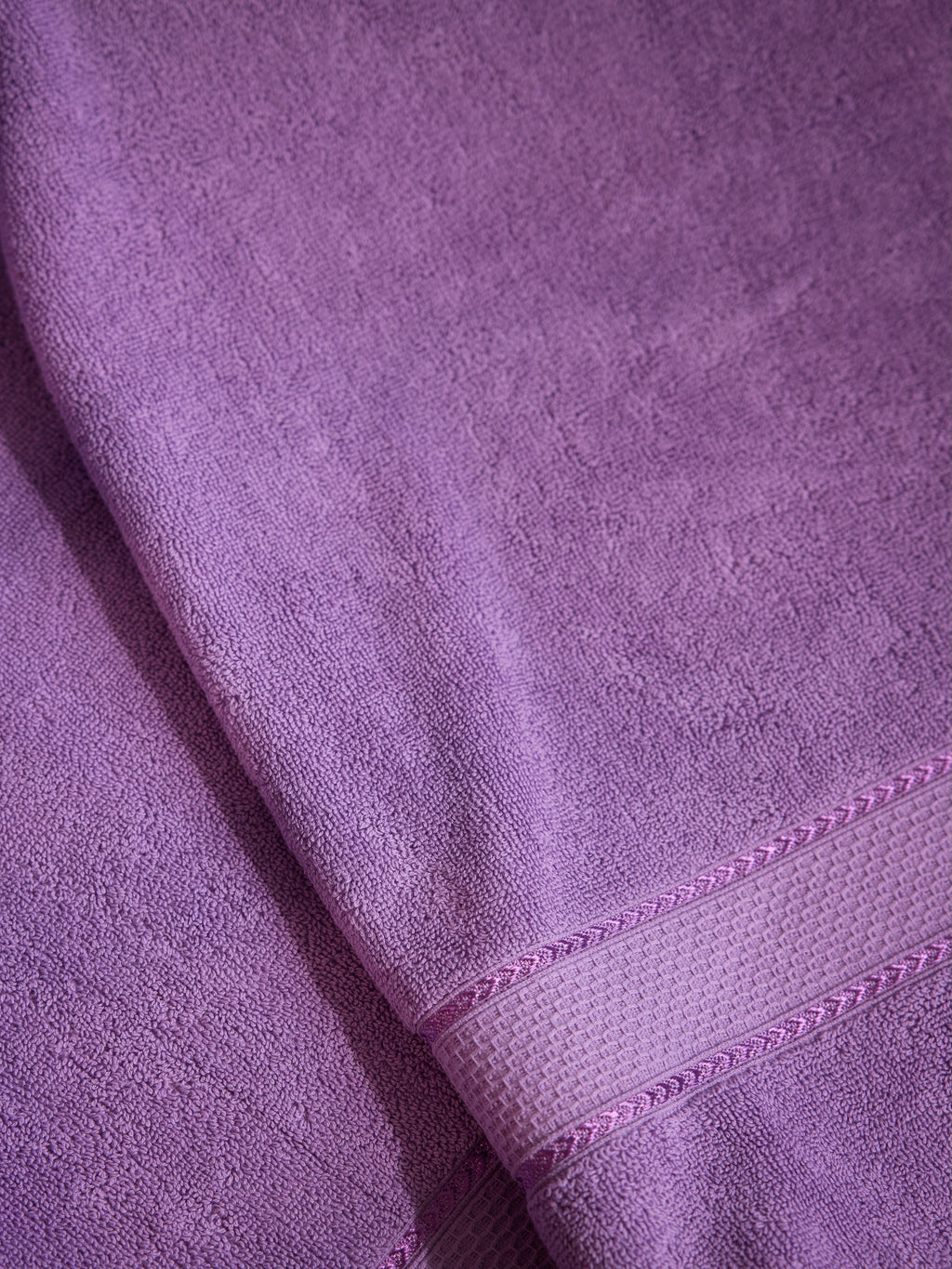 The Aura Ritual Set (Bath + Hand Towel) - Dusk Bloom