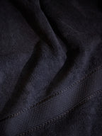 The Aura Ritual Set (Bath + Hand Towel) - Dark Onyx