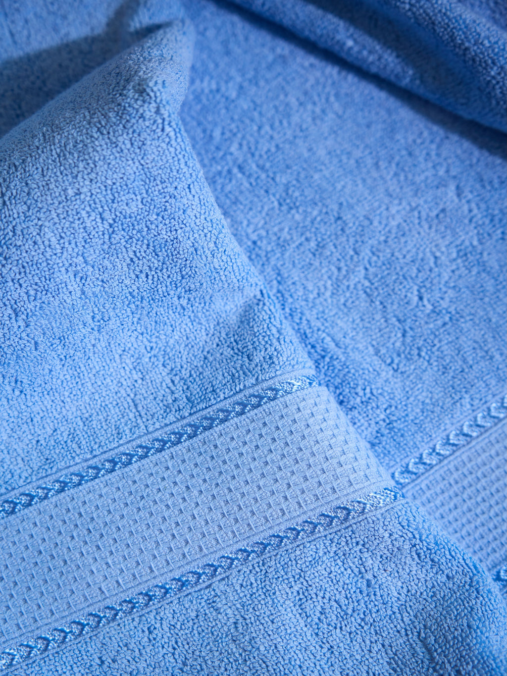 The Aura Ritual Set (Bath + Hand Towel) - Sky Drift