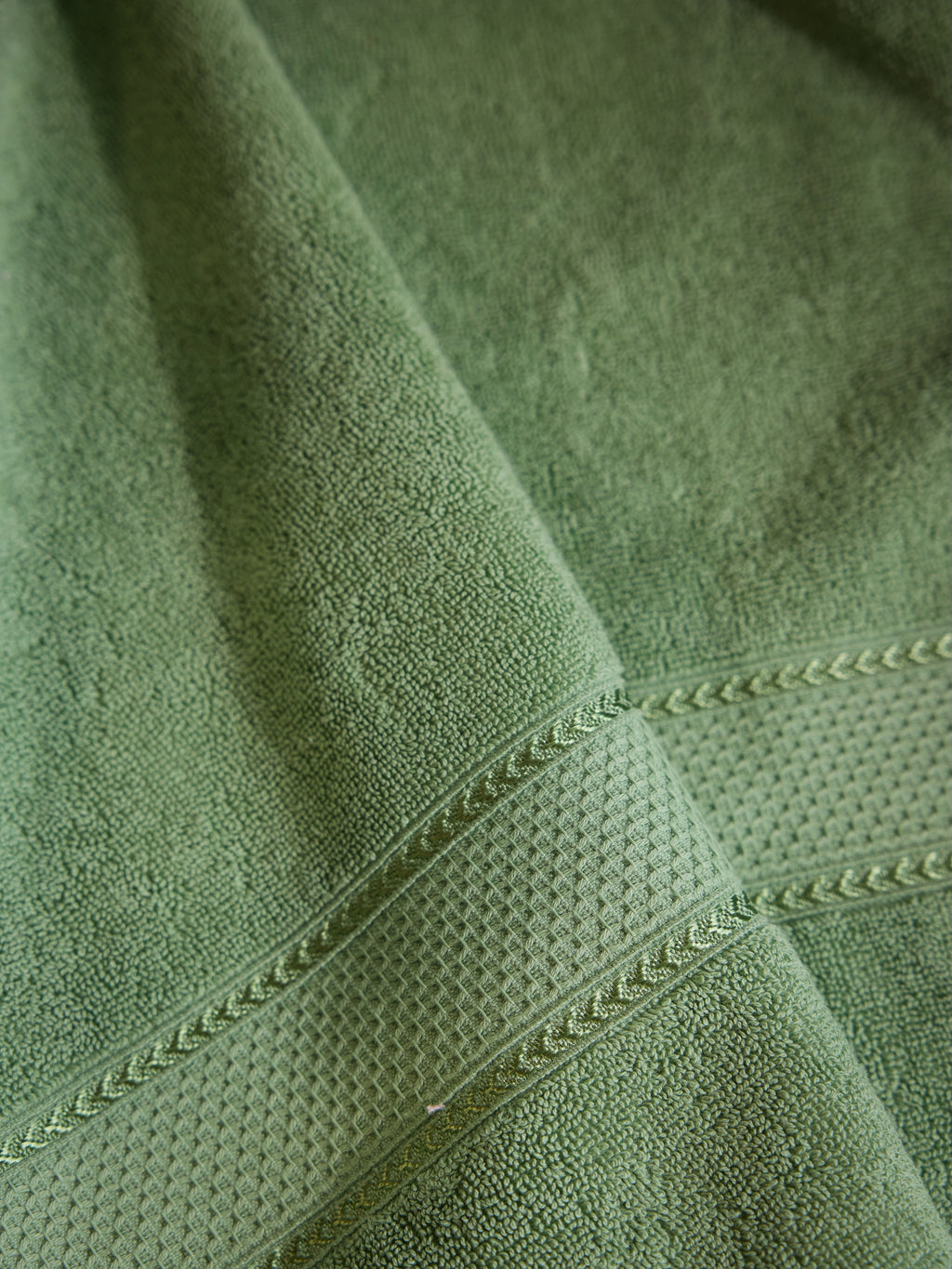 The Aura Ritual Set (Bath + Hand Towel) - Matcha Veil