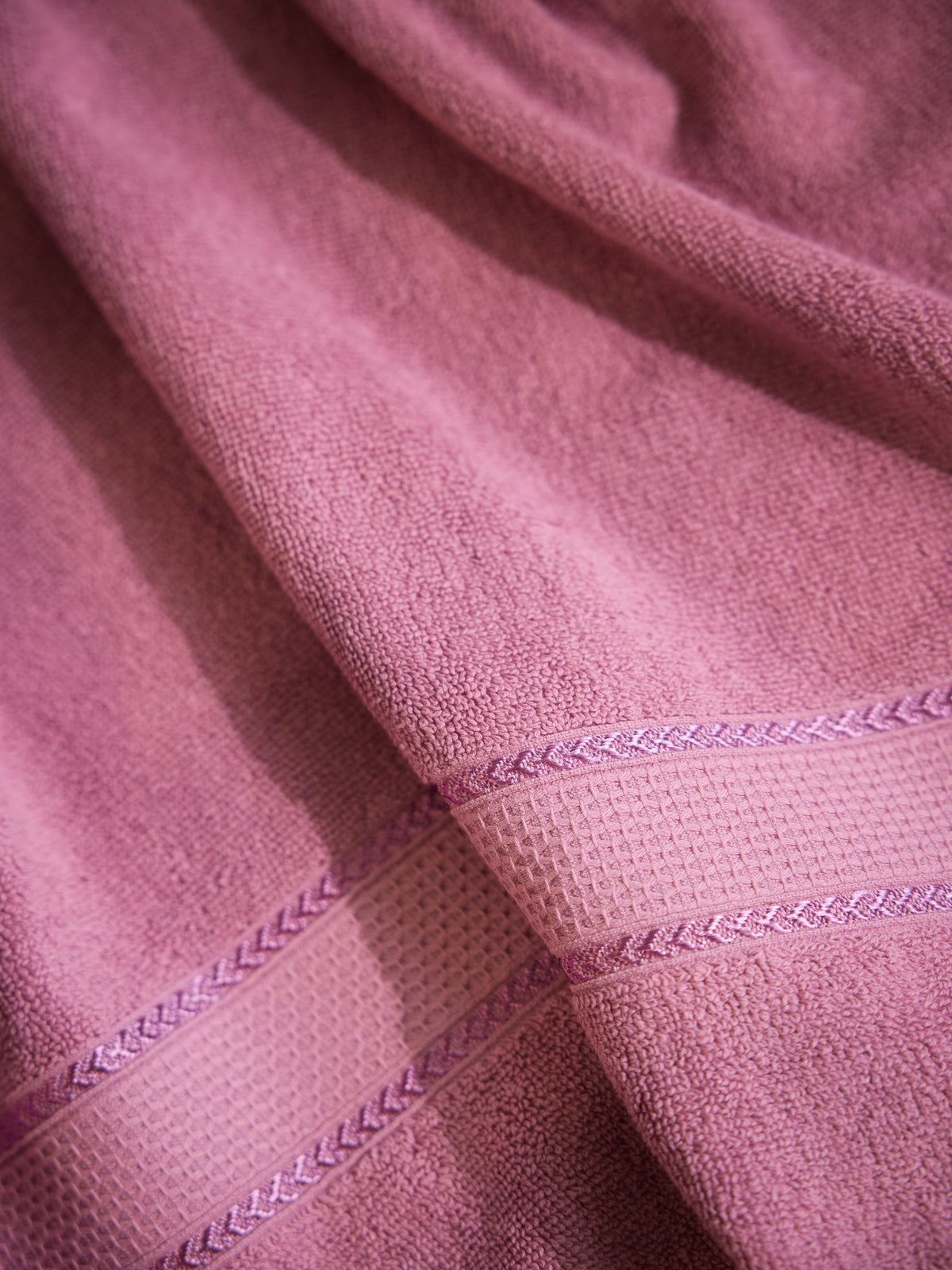 The Aura Hand Towel (Set of 4): Rose Clay