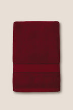 Aura Duos: Pack of 2 Luxury Bath Towels - Crimson Depth & Matcha Veil